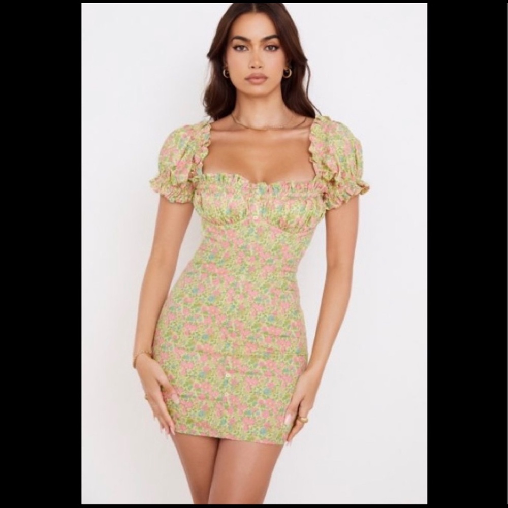 House of CB floral mini dress